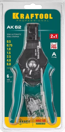 Стриппер АК-62 полуавтоматический 2в1 с фасонными ножами 22681 купить в Уфе