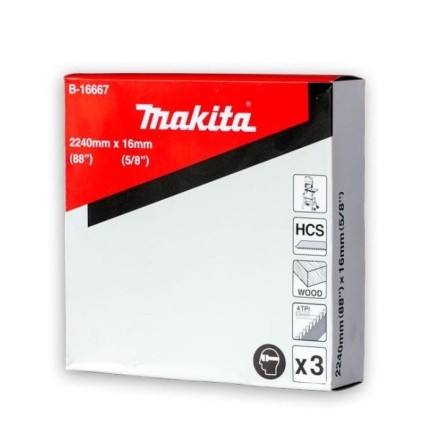 Набор полотен Makita B-16667 для ленточной пилы купить в Уфе