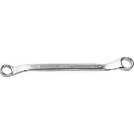 Ключ ЗУБР &quot;ПРОФИ&quot; гаечный накидной изогнутый, Cr-V сталь, хромированный, 13х14мм 27132-13-14 купить в Уфе