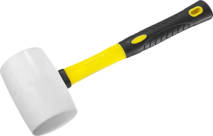 Киянка STAYER &quot;PROFI&quot; резиновая БЕЛАЯ, с фиберглассовой ручкой, 900г 20533-900 купить в Уфе