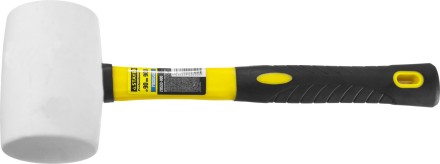 Киянка STAYER &quot;PROFI&quot; резиновая БЕЛАЯ, с фиберглассовой ручкой, 900г 20533-900 купить в Уфе