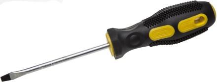 Отвертка STAYER &quot;STANDARD&quot; с двухкомпонентной рукояткой, хромованадиевая сталь, SL 5,0х100мм 25075-05-10 купить в Уфе