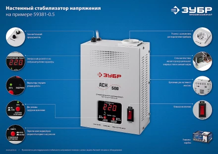 Стабилизаторы напряжения навесные серия ПРОФЕССИОНАЛ купить в Уфе
