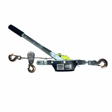 Лебедка рычажная гаражная HITCH CP 4002 4000 кг канат 3 м двойной храповый механизм (SZ073186) купить в Уфе