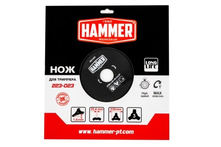 Нож для триммера HAMMER 223-023 купить в Уфе