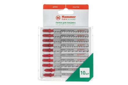 Пилки для лобзика HAMMER JG WD-PL набор No4 (10шт.) купить в Уфе