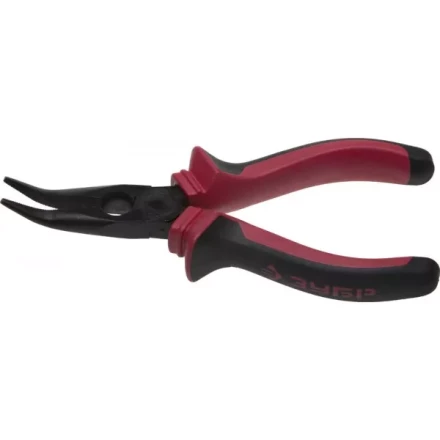 Тонкогубцы ЗУБР "МАСТЕР" изогнутые, маслобензостойкая рукоятка, покрытие оксидированное с полировкой, 160мм 22015-4-16_z01 купить в Уфе