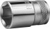 Торцовая головка KRAFTOOL &quot;INDUSTRIE QUALITAT&quot;, Cr-V, FLANK, хромосатинированная, 1/2&quot;, 16 мм 27805-16_z01 купить в Уфе