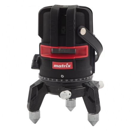 Лазерный уровень ML 05 Red, 20 м, 635 нм, резьба 5/8&quot; Matrix 35066 купить в Уфе
