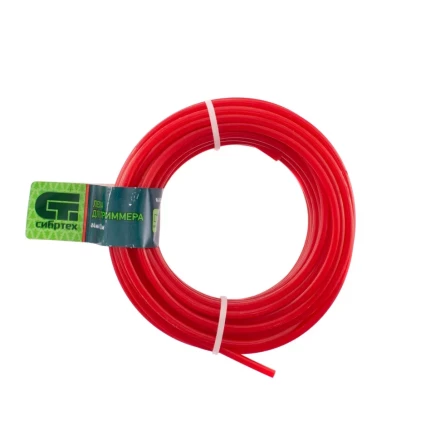 Леска для триммера квадратная, 4.0 мм х 10 м, Россия Сибртех 961825 купить в Уфе