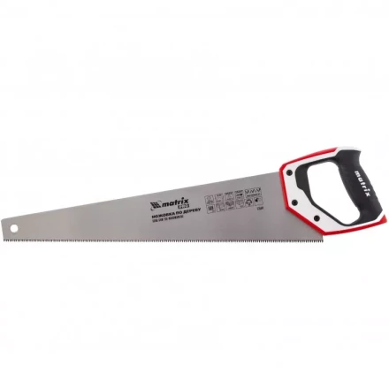 Ножовка по дереву 500 мм каленый зуб 3D 7-8TPI  трехкомпонентная рукоятка PRO MATRIX 23584 купить в Уфе