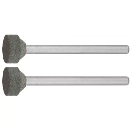 Круг ЗУБР абразивный шлифовальный из карбида кремния на шпильке, P 120, d 10,0x3,2мм, L 45мм, 2шт 35915 купить в Уфе