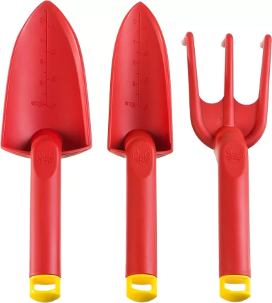 Набор GRINDA: Совок посадочный широкий, совок посадочный узкий, рыхлитель с нейлоновым корпусом, 3 предмета 421360-H3 купить в Уфе