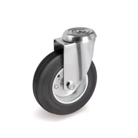 Колесо поворотное SCh 55 125 мм резина под болт РФ 1048347 купить в Уфе