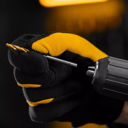 Сверло спиральное по металлу Denzel 4 x 75мм, Р6М5, Golden Tip, многогранная заточка 718272 купить в Уфе