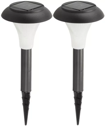 Светильник СВЕТОЗАР с пластмассовым корпусом, 1 светодиод, белый свет, 1 Ni-Cd аккум. по 600мАч, 115x305мм, 2шт SV-57901-2 купить в Уфе