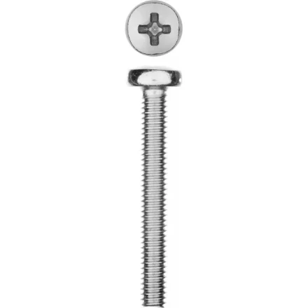 Винт DIN 7985 M4x30мм, 10шт, кл. пр. 4.8, оцинкованный, ЗУБР 303156-04-030 купить в Уфе