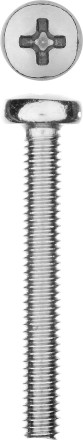 Винт DIN 7985 M4x30мм, 10шт, кл. пр. 4.8, оцинкованный, ЗУБР 303156-04-030 купить в Уфе