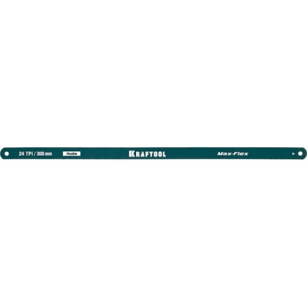 Полотно гибкое Max Flex, KRAFTOOL 15941-24-S10, безопасное, с волнообразной разводкой, 24 TPI, 10шт, 300мм 15941-24-S10 купить в Уфе