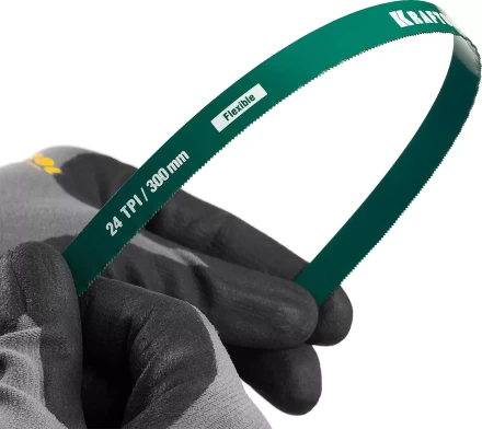 Полотно гибкое Max Flex, KRAFTOOL 15941-24-S10, безопасное, с волнообразной разводкой, 24 TPI, 10шт, 300мм 15941-24-S10 купить в Уфе