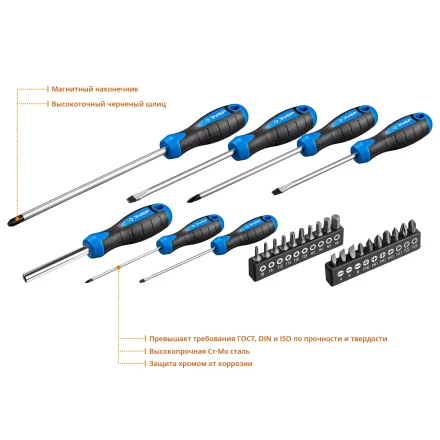 Наборы отверток Универсал Про-27 серия ПРОФЕССИОНАЛ 25240_z01 купить в Уфе