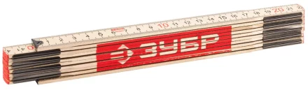 Метр ЗУБР &quot;ЭКСПЕРТ&quot; складной, усиленный, деревянный, 2м 3424-2_z01 купить в Уфе