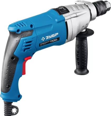 Дрель ударная двухскоростная + кейс ЗДУ-1100-2 ЭРМКМ2 серия ПРОФЕССИОНАЛ купить в Уфе