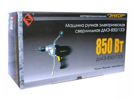 Дрель миксер ЭНКОР ДМЭ-850/13Э 50100 купить в Уфе