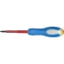 ЗУБР &quot;ПРОФИ ЭЛЕКТРИК&quot;. Отвертка Cr-V, трехкомпонент рукоятка, высоковольтная до ~1000В, PH №1, 80 мм 25262-1-080 купить в Уфе