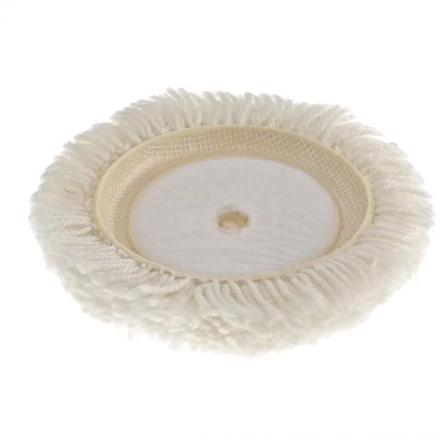 Насадка полировальная &quot;под липучку&quot; 125 мм плетеная шерстяная нить MATRIX 75957 купить в Уфе