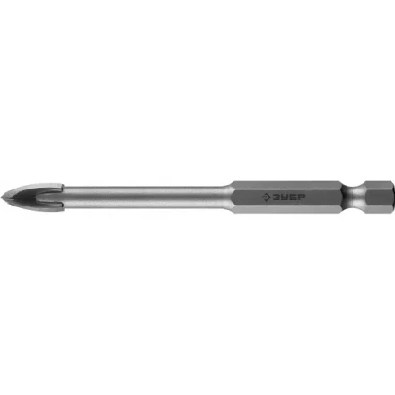 Сверло ЗУБР &quot;ПРОФЕССИОНАЛ&quot; с четырьмя режущими лезвиями  по стеклу и кафелю, d=8мм 29845-08_z01 купить в Уфе