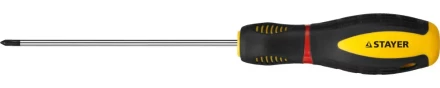 Отвертка STAYER &quot;PROFI&quot; &quot;PROTech&quot;, двухкомп рукоятка, намагниченная, Cr-Mo, PH0x100мм 25132-0-10_z02 купить в Уфе