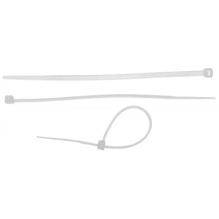 Хомуты ЗУБР нейлоновые, в п/э пакете, тип 7, белые, 2,5ммх200мм, 50шт 4-309017-25-200 купить в Уфе