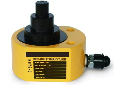 Домкрат гидравлический телескопический низкий TOR HHYG-100D (ДТ100Г69) 100 т (3 уровня) 1004679 купить в Уфе