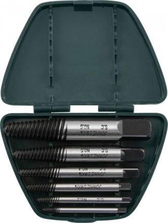 Комплект экстракторов съемник шпилек 1/8&quot;- 3/4&quot; 6 предметов  AG 010048  Jonnesway 47023 купить в Уфе