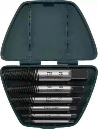 Комплект экстракторов съемник шпилек 1/8&quot;- 3/4&quot; 6 предметов  AG 010048  Jonnesway 47023 купить в Уфе