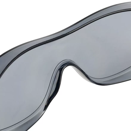 Очки защитные открытые Denzel 89203, поликарбонатные, увеличенная дымчатая линза, регулируемые дужки купить в Уфе