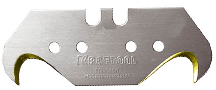 Лезвие KRAFTOOL&quot;PRO&quot; &quot;SOLINGEN&quot;сменное,для универс ножей,нитрид титана,многоур закалка,крюк типS24,18,7х50х0,50мм,5шт 09643-TIN-S5_z01 купить в Уфе