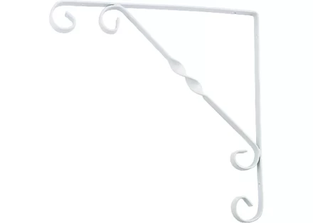 Кронштейн декоративный 100х100 мм белый СИБРТЕХ 94049 купить в Уфе