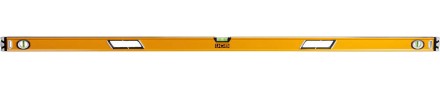 Уровень JCB коробчатый, 2 фрезерованные базовые поверхности, 3 ампулы, крашенный, с ручками, 0,5мм/м, 180см JBL006 купить в Уфе