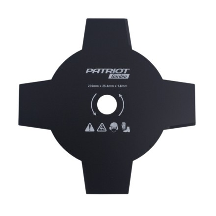 Нож для триммеров Patriot Garden серий PT и T: PT-GCB 4T 4-зубый купить в Уфе