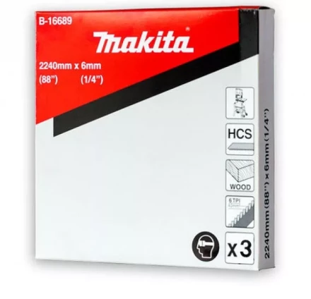 Набор полотен Makita B-16689 для ленточной пилы купить в Уфе