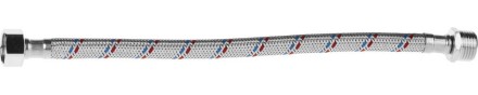 Подводка гибкая STAYER для воды, оплетка из нержавеющей стали, г/ш 1/2&quot; - 0,3м 51015-G/S-030 купить в Уфе