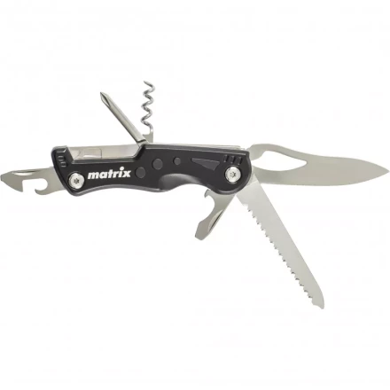 Нож многофункциональный 7 функций в чехле 107 мм Matrix 17624 купить в Уфе