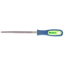 Напильник 150 мм трехгранный двухкомпонентная рукоятка №2 Сибртех 16024