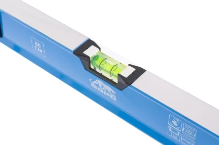 Уровень алюминиевый двуручный 800 мм профиль 1.6 мм фрезерованный ударопрочные заглушки 3 глазка БАРС 34352 купить в Уфе