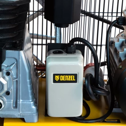 Компрессор воздушный, ременный привод BCI5500-T/200, 5.5 кВт, 200 литров, 850 л/мин Denzel 58128 купить в Уфе