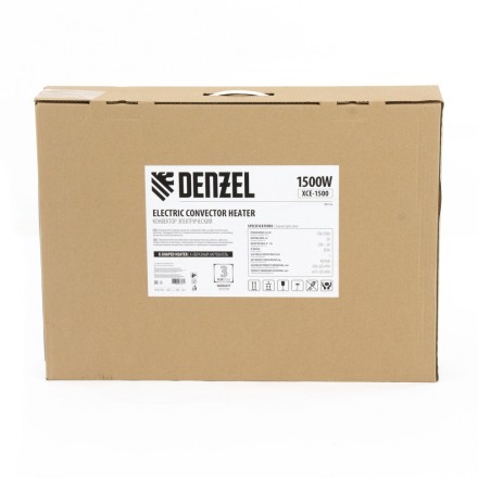 Конвектор электрический XCE-1500, 230 В, 1500 Вт, X-образный нагреватель Denzel 98116 купить в Уфе