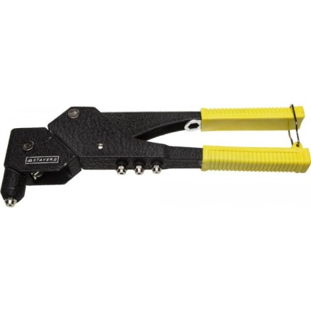Заклепочник поворотный 0-360°, STAYER MaxFix &quot;MS 360&quot; 3110, для заклёпок из алюминия стали d=2,4 / 3,2 / 4,0 / 4,8 мм, литой корпус 3110 купить в Уфе