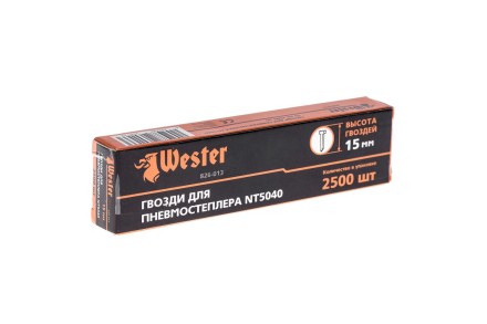 Гвозди для степлера WESTER 826-013 1 х 1.25 х 15 мм 2500 шт. купить в Уфе
